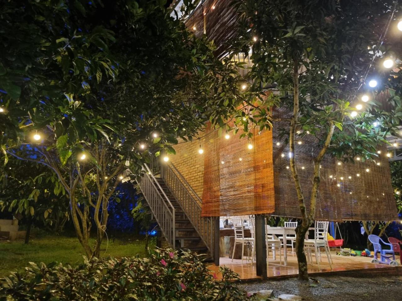Homestay Vuon Trai Cay Nhiet Doi Vo Uu Garden Бао Лок Екстериор снимка